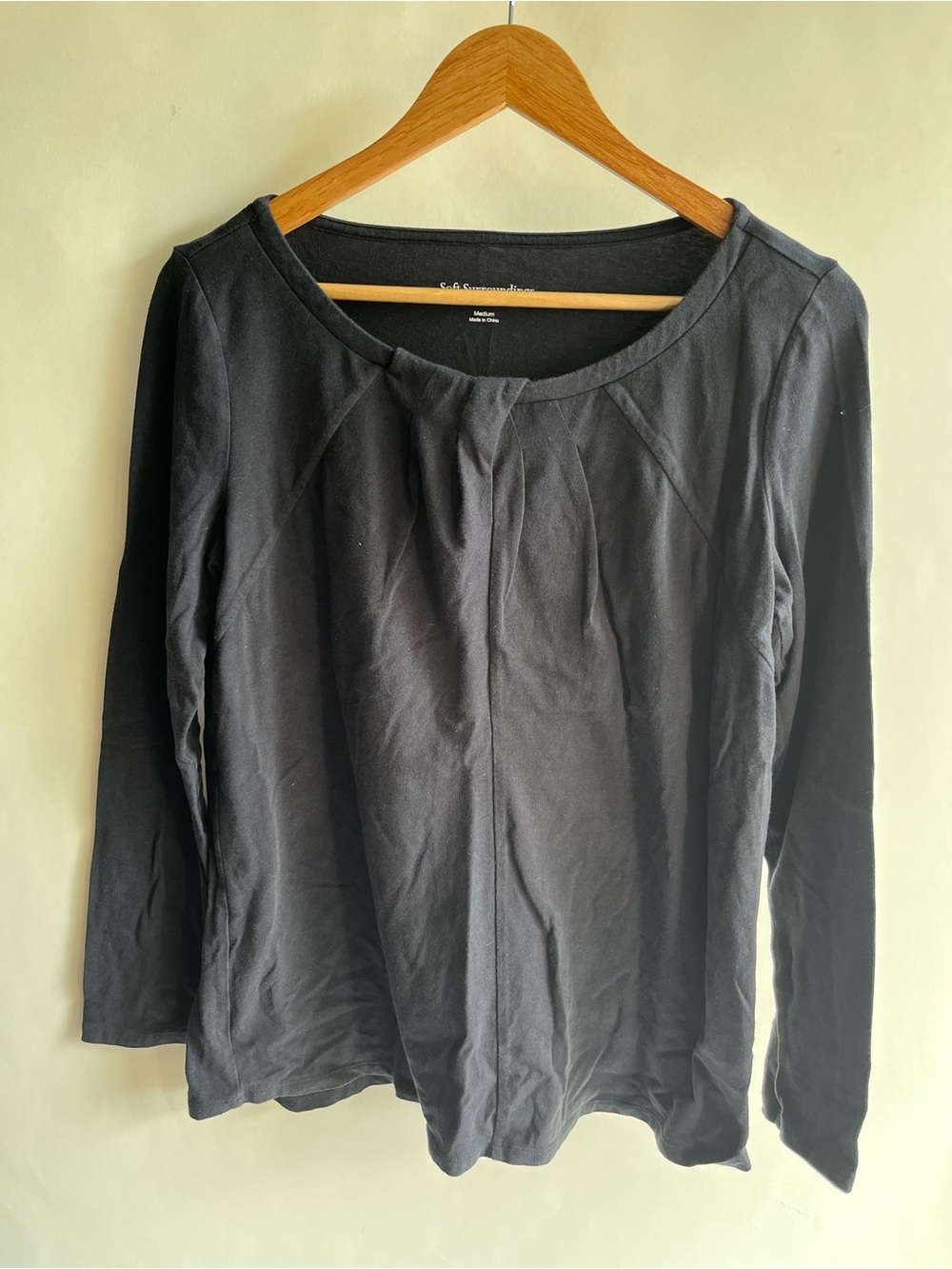 Soft Surroundings Long Sleeve Tee Tshirt Top Blouse Sz Med Women’s EUC